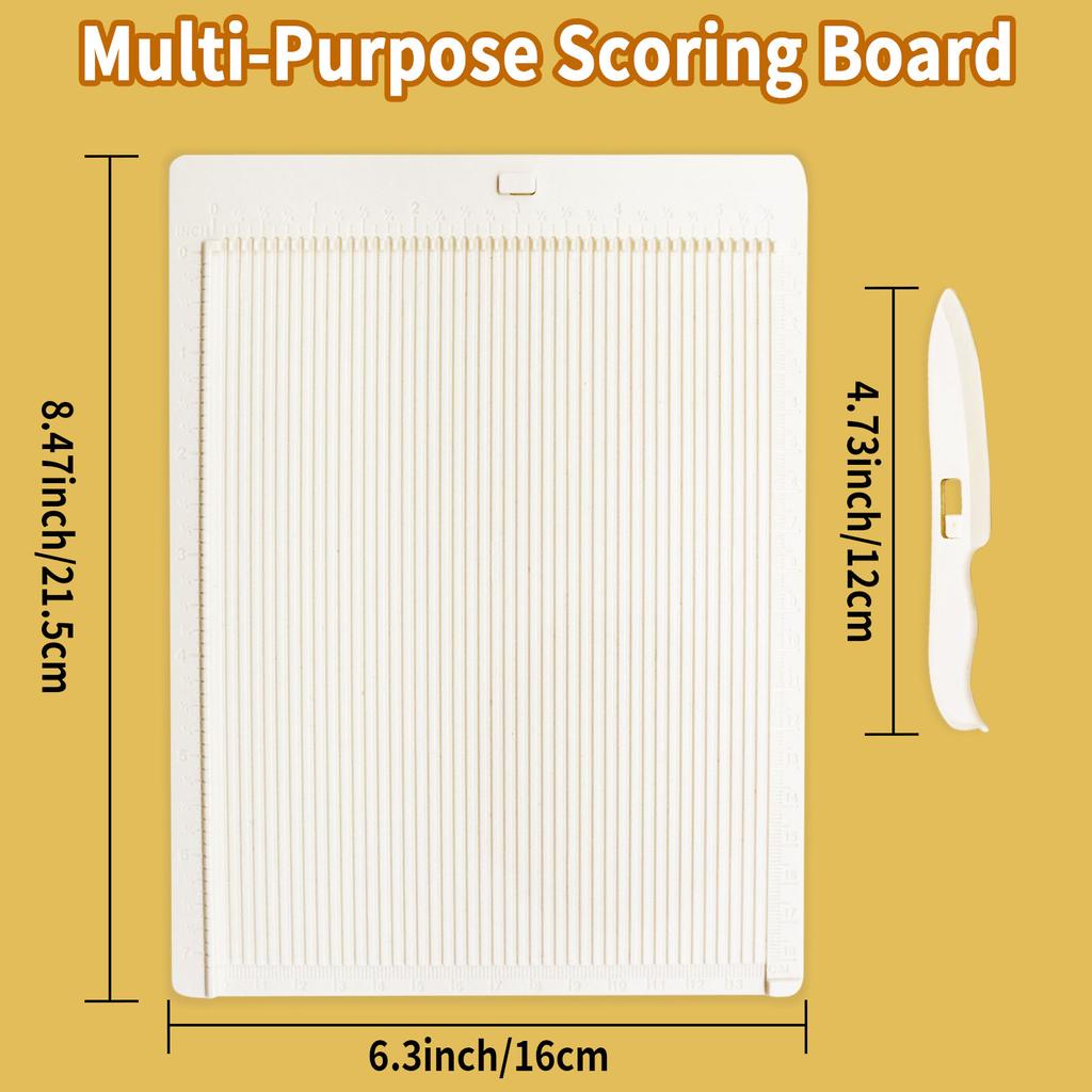 Scoring Board Envelop Making Kit Maker Cutter Board Stylus Tool Corner Puncher Rounder Tab Planner Puncher Craft Paper Cutter