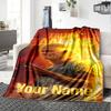 Haaland (135) Personalized Text Blanket Multi-purpose Personalized Blanket Durable Comfort Perfect for Picnics Seaside Office Chair Bed