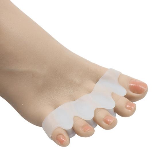 4 шт. Разделитель пальцев ног Разделитель пальцев ног Распорки пальцев ног Силиконовая поддержка пальцев ног