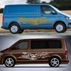 Автомобильные наклейки для Volkswagen VW Transporter Caravelle T3 T4 T 5 6 Автодом Полосы Графика Виниловая наклейка Аксессуары для тюнинга авто