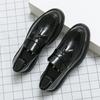 Fashion New Platform Men's Casual Moccasins Black Fashion Luxury Loafers Men's Wedding Leather Shoes Tassel Loafers Beans Driving Shoes