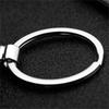 1pcs Car Style Metal Key Chain Accessories Pendant Key Ring For Mitsubishi ASX Lancer Pajero Outlander Colt Galant L200 Ralliart