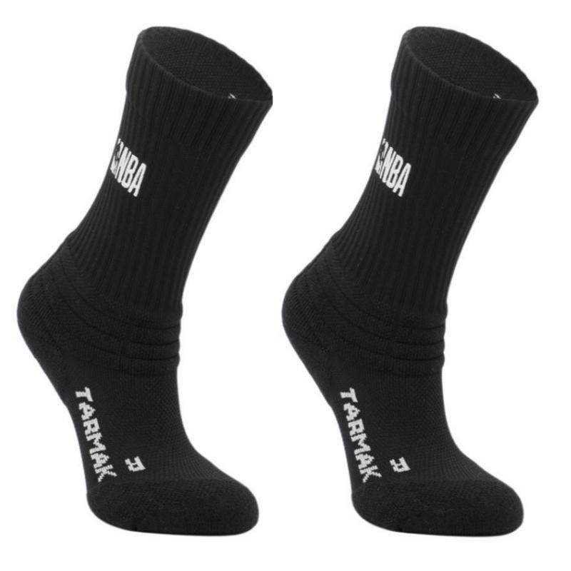 Decathlon Носки X NBA 2 пары Графитовый Черный Детские 8828309