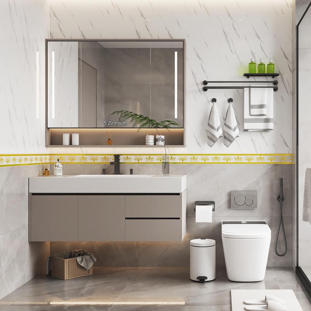 Самоклеящийся рулон настенных стикеров 10 см x 5 м: Плиточный плинтус и угловое оформление