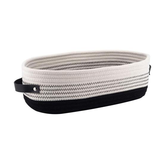 Плетеная корзина для хранения Yousheng с ручками, большая вместимость, прочная, несущая многоцелевая игрушка, прямоугольная декоративная корзина