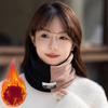 Thickened Fleece Lined Neck Warmer Scarf Winter Face Cover Mask for Women Cycling Cold Weather Windproof Protection