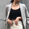 Fashion Individuality And Jmxd "retro Rough Chain Womens Necklace Simple And Versatile Metal Sweater Chain Fashion Accessories