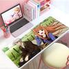 Warm Cute Anime Sspice And Wolf Mouse Pad Large Thick Desk Pad Stitched Edges Gaming Mouse Mat For Pc