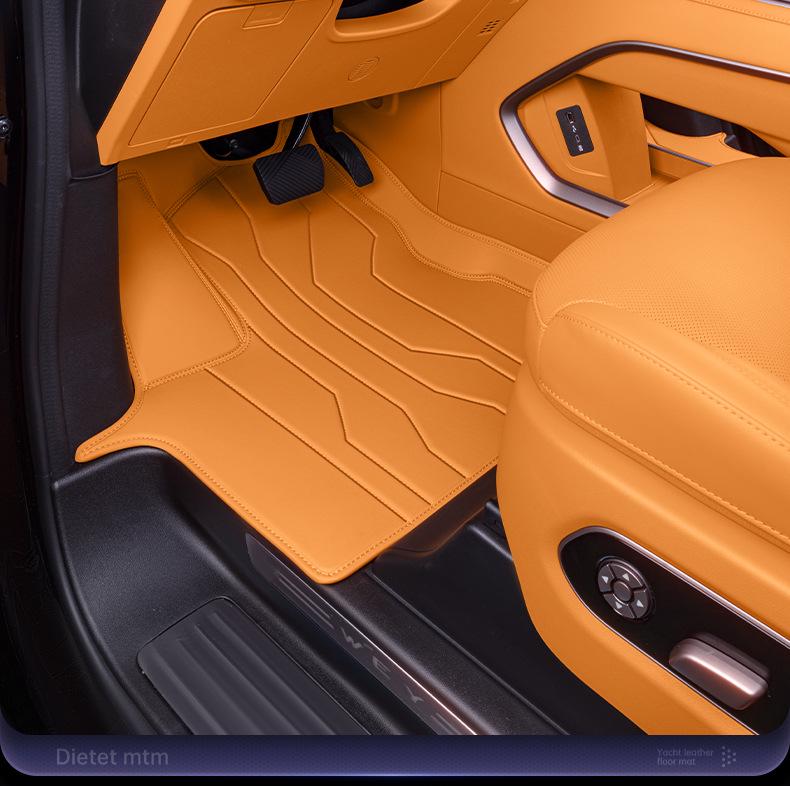 Versatile 7-seat and trunk mats for 25 Wey car models, ideal for high mountain terrain.