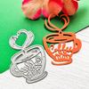 Сердце Кофе Металлические Штампы для Вырезания Открытка Тиснение DIY Шаблон для Фотоальбома Скрапбукинг