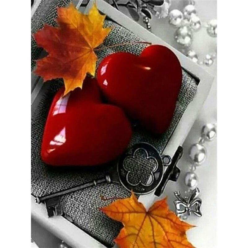 5D DIY Алмазная картина Вид на улицу Алмазная вышивка Роза Вышивка крестиком Ремесла Полный круглый дрель Домашний декор Подарок