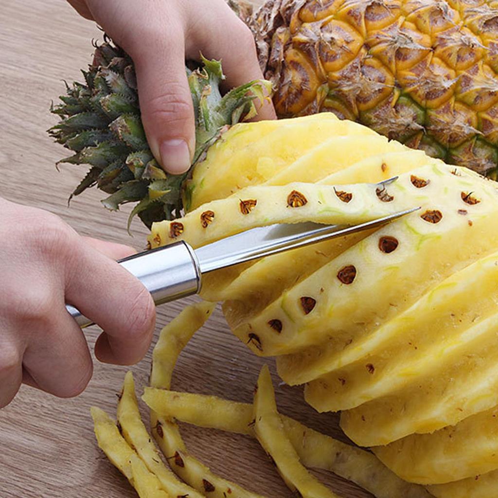 Stainless Steel Pineapple Eye Peeler Remover Tool Kitchen Gadget, Portable Slicer for