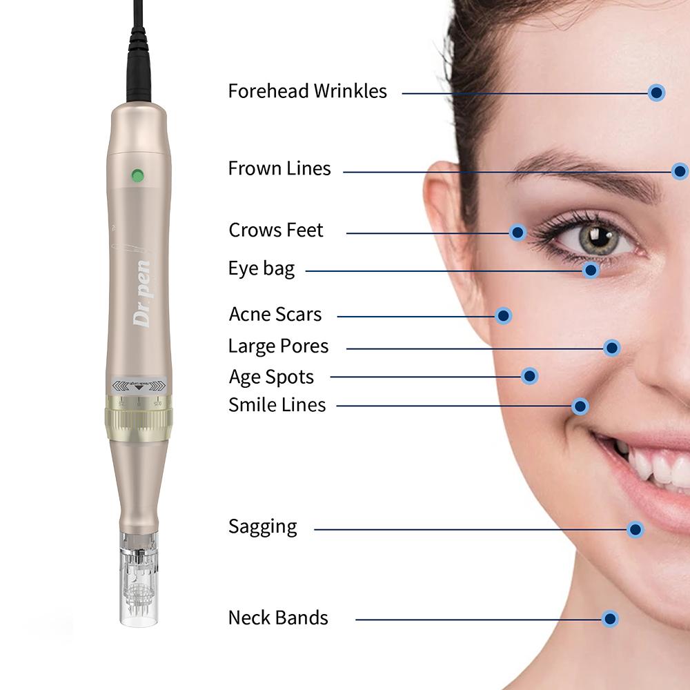Dr.Pen Ultima M5C Проводная ручка для микроигл против морщин, удаления шрамов, прыщей, дермы, микроигла MTS, устройство для ухода за кожей, косметическое устройство