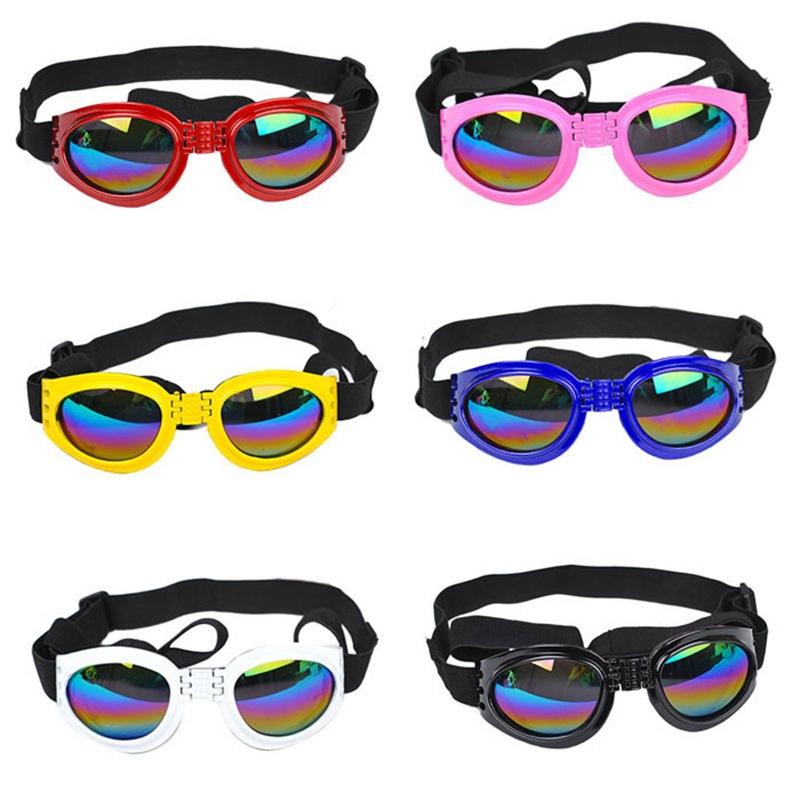 Outdoor Cycling Pet Dog Sunglasses for Small Medium Dogs Adjustable Puppy Cat Glass Goggles Mascotas Accessories Para Perros