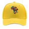 Pan African Sunrise Continent Mosaic Sandwich Baseball Cap Sun Cap Outdoor Workouts Hat