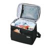 Термосумка Soft Cooler 5 л, полностью черная, изолированная сумка, 5-слойная конструкция изоляции, складная, компактная, водоотталкивающая ткань, тип-коробка, RFD-0051 ALB
