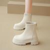Fashion Women's Boots Autumn White Shoes Winter Footwear Boots-Women Lolita 2025 Rock Ankle Ladies Boots Women New 2024 Female Shoes Win