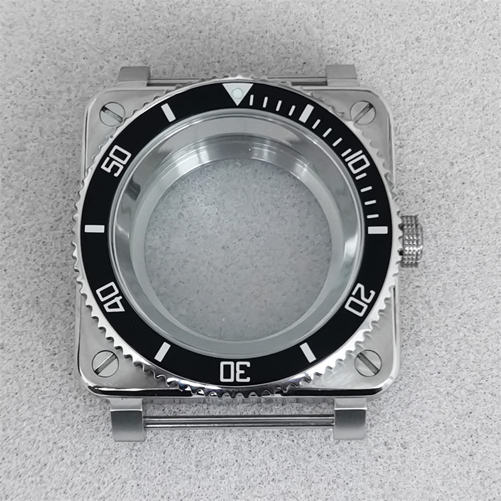 Waterproof Stainless Steel Sapphire Glass Watch Case Replacement Part for Movement NH35/NH36/4R