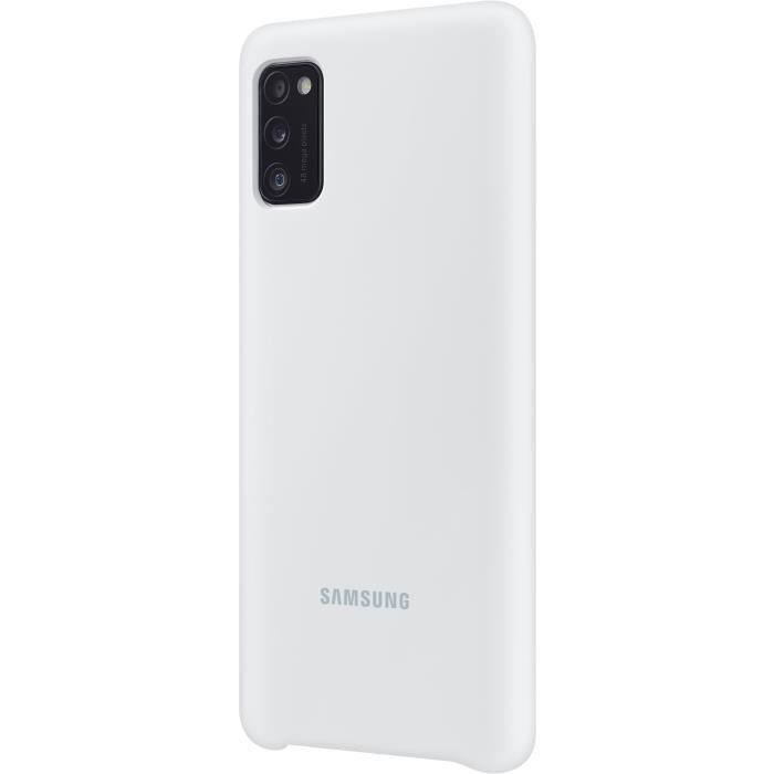 Coque en silicone a41 blanc