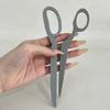 2Pcs 3D Scissor Hair Clips, Mini Scissor Hair Sticks for Medium Thick Hair Lazy Bun Half-Tied Style, Plastic Hair Accessories for Girls Women