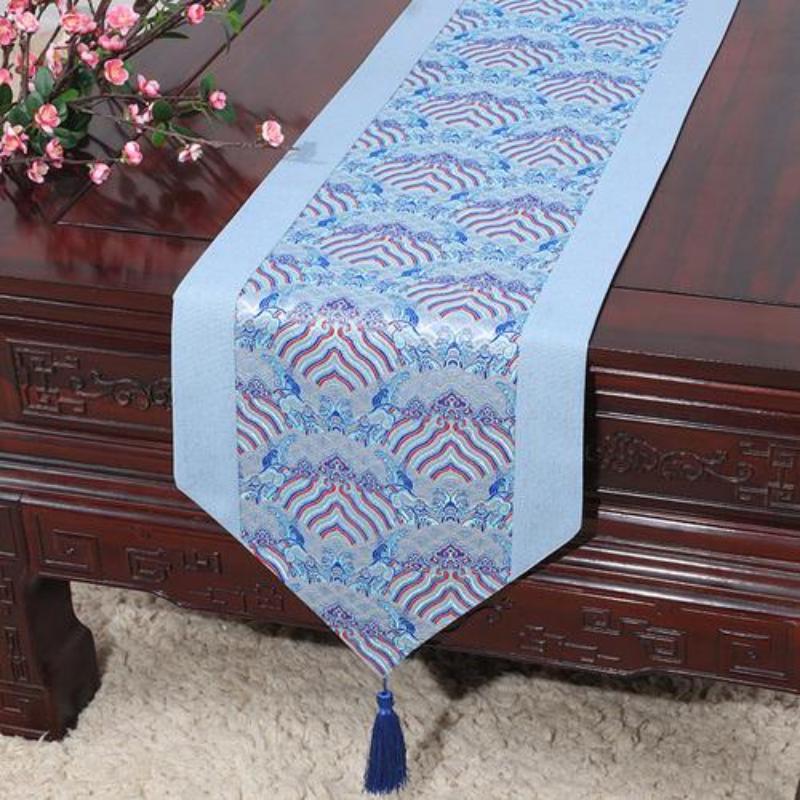 Китайский парчовый ткацкий стол, флаг, модный простой сельский стол, флаг, ткань для чайного стола, ткань для художественного стола, ткань для стола
