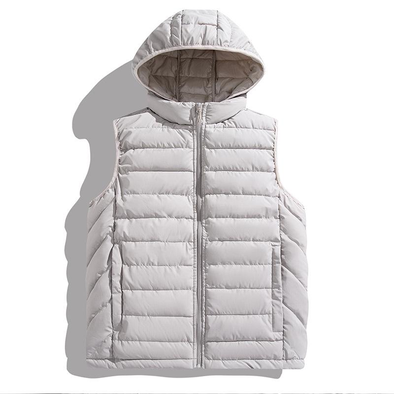 Мужской легкий теплый хлопковый жилет без рукавов - Модный стиль, Осень/Зима 2025