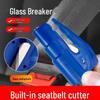 Портативный мини-молоток безопасности для автомобиля с разбивателем стекла и резаком для ремня безопасности
