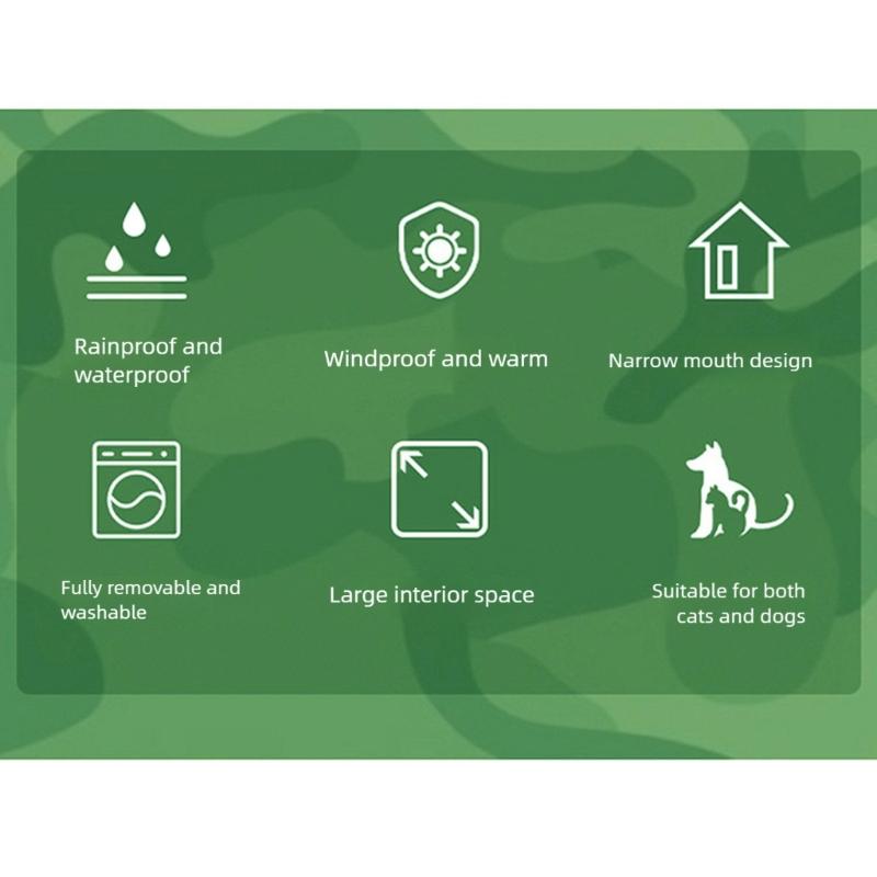 Легкая портативная лежанка для кошек, влагостойкая, утепленная лежанка для питомцев, для легкой транспортировки и универсального использования