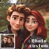 Персональный портрет в стиле Pixar с вашей фотографии | Персонализированная 3D мультяшная фигурка Настенное искусство Картина по номерам Пейзаж Для взрослых Наборы для творчества Декор для дома