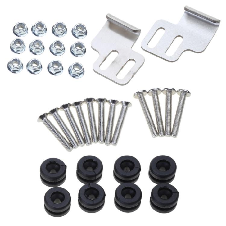 Motorbike Frame Mount Bracket Accessory Motorcycle Side Luggage Case Fasteners