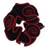Hedband Rose Flower Exquisite Velvet Hair Scrunchie Elastic Bobbles Hairband Pretty