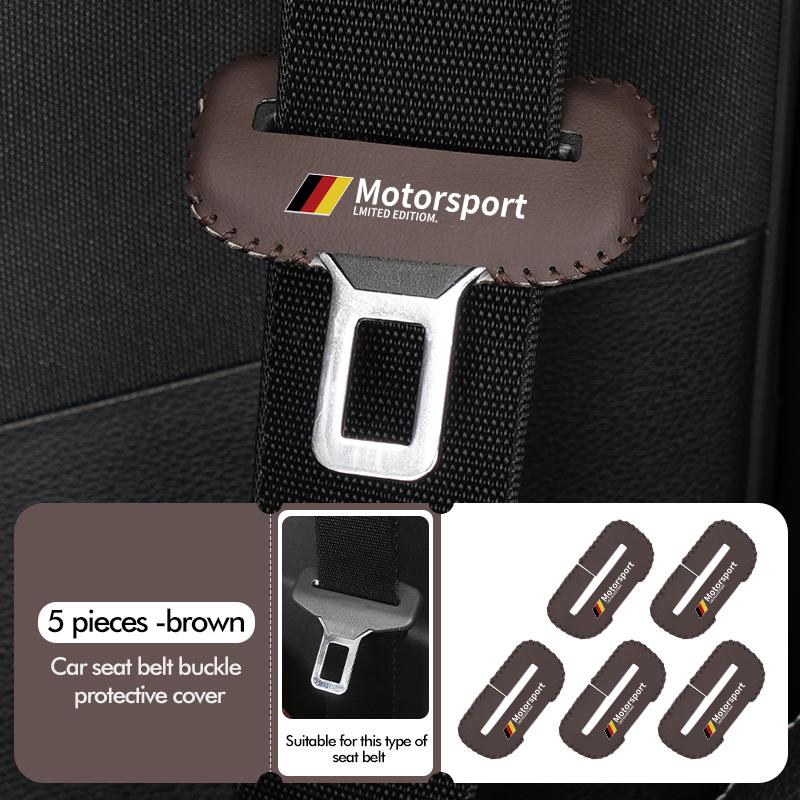 Universal Car Seat Belt Protector Buckle Clip Anti-Scratch Cover For BMW M E84 F10 F20 F15 F25 iX iX1 iX2 iX3 iX5