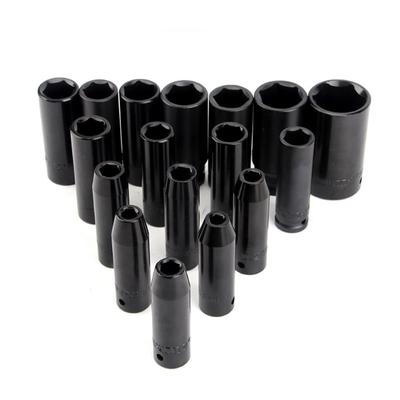 Глубокие ударные головки 1/2 дюйма Пневматическая головка для гайковерта 8-20 мм Стандартный инструмент для ремонта автомобилей, авто, грузовиков