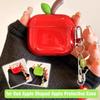 For Tree Branch Red Apple Shape Earphone Case For Airpods Pro 2/4 Shockproof Soft Silicone Clear Case Cover For Airpods 4