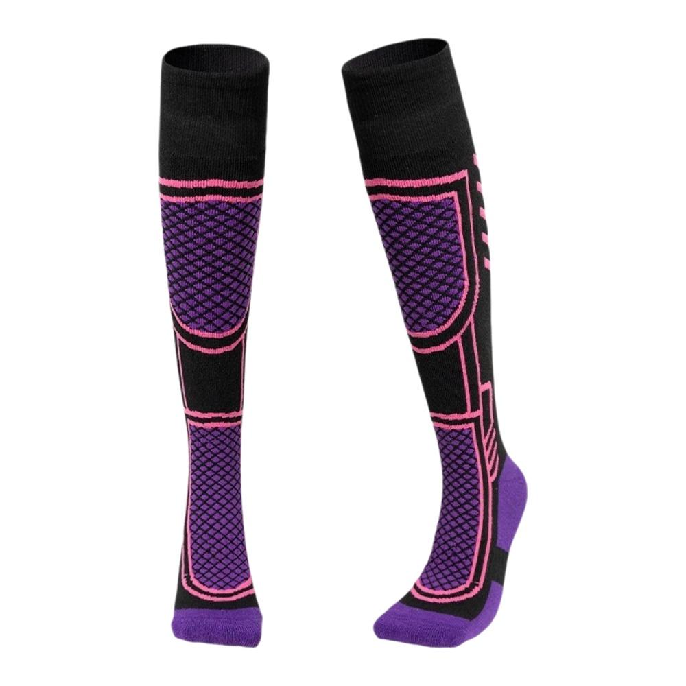 Warm Winter Ski Socks Breathable Knee High Socks Fashion Thermal Socks for Cold Weather
