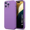 Silicone Case - for iPhone 16 Pro Max - Slim Protection - Shockproof - Anti-Scratch - Purple