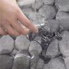 Bathroom Mat Anti-Slip Memory Foam Stones Mat Thick Gray