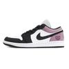 Air Jordan 1 Puppy Fragment Амортизация Нескользящая Низкие Винтажные Баскетбольные Кроссовки Мужские Черный Розовый 553558-132(Команда85-)