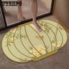 New Chinese Style Bathroom Entrance Mat Bathroom Floor Mat Entrance Door Mat