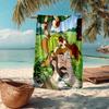 Ultra-Soft Beach Towel with Pettson and Findus Theme,Ideal for Pool - Camping, Diving - Perfect Travel Essential, Vibrant Beach Towel.