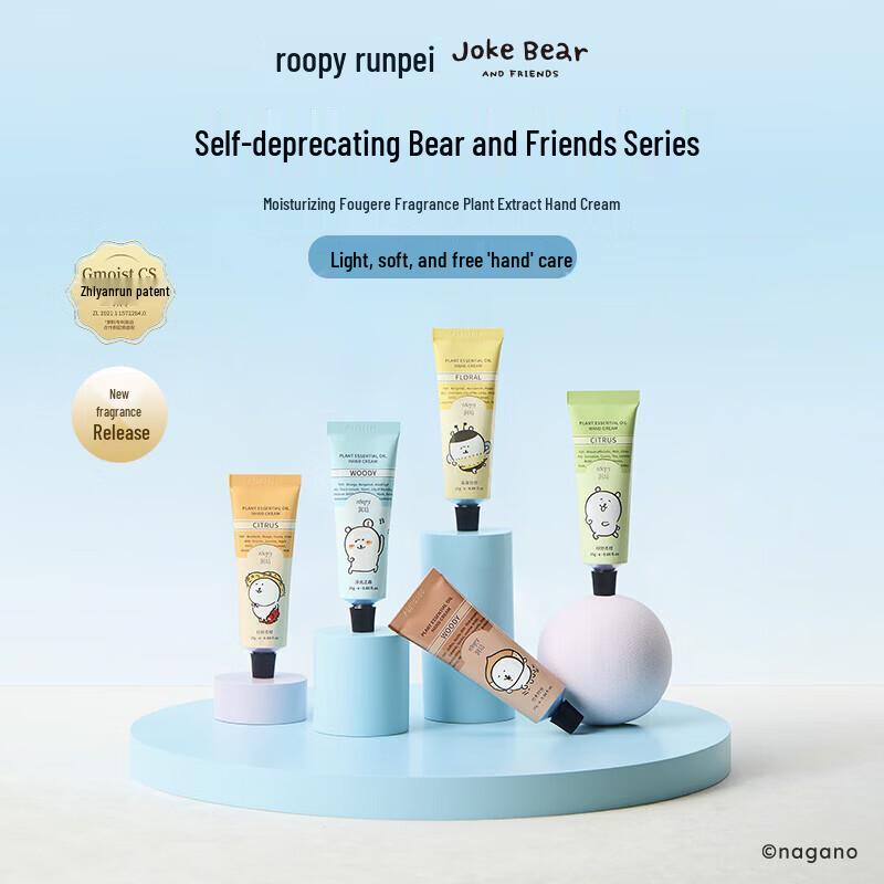 Подарочный набор Roopy Fragrance: Крем для рук и гель для душа - Издание «Медведь-самоирония»