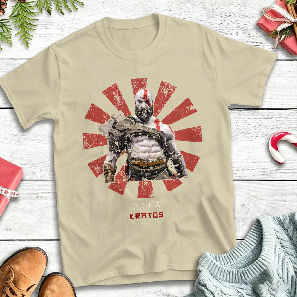 Oversized TShirt Beach Kratos God Of War Fashion T Shirts Cotton Tshirt for Unisex Aesthetic Cheap Short Sleeve Tees