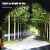 Super Bright Flashlight USB Rechargeable LED Torch 3 Modes Light Waterproof Handheld Flash For Home Emergency Working Camping