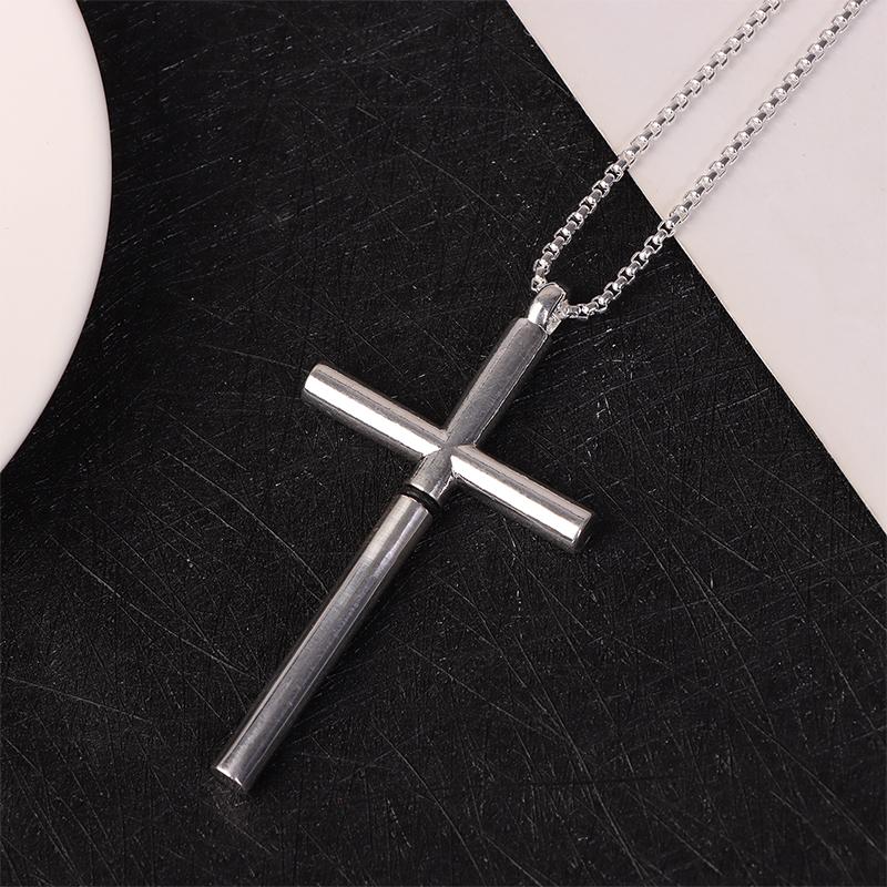 Металлический крест ожерелье мужская мода ювелирные изделия кулон Edc гаджеты для мужчин и женщин подарки мульти инструменты