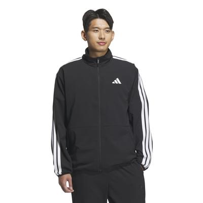 Adidas Cross Black Размер S Обязательная куртка с тремя полосками, мужская JZR06, (JV7000),