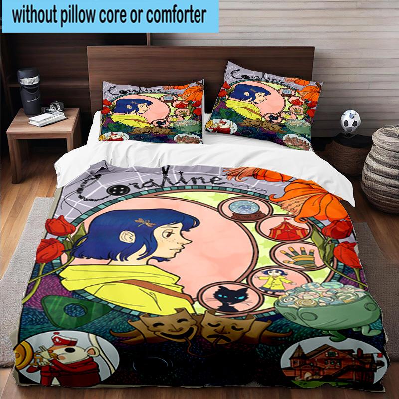 3PCS Fantasy In horror mother 3pcs Bedding,Including 3PCS Duvet Cover And 2pcs Pillowcases Perfect for Christmas,Ideal for Bedroom, Dormitory