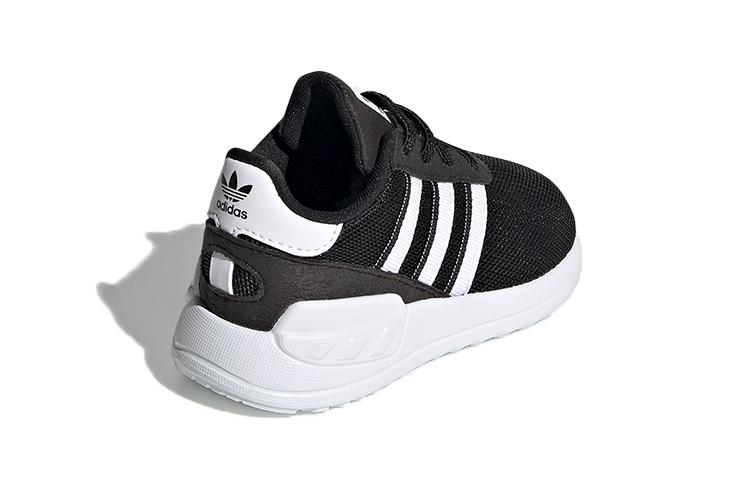adidas Originals La Trainer Lite Дышащие Низкие Спортивные Повседневные Кроссовки Черно-Белые Для Младенцев и Малышей FW5843
