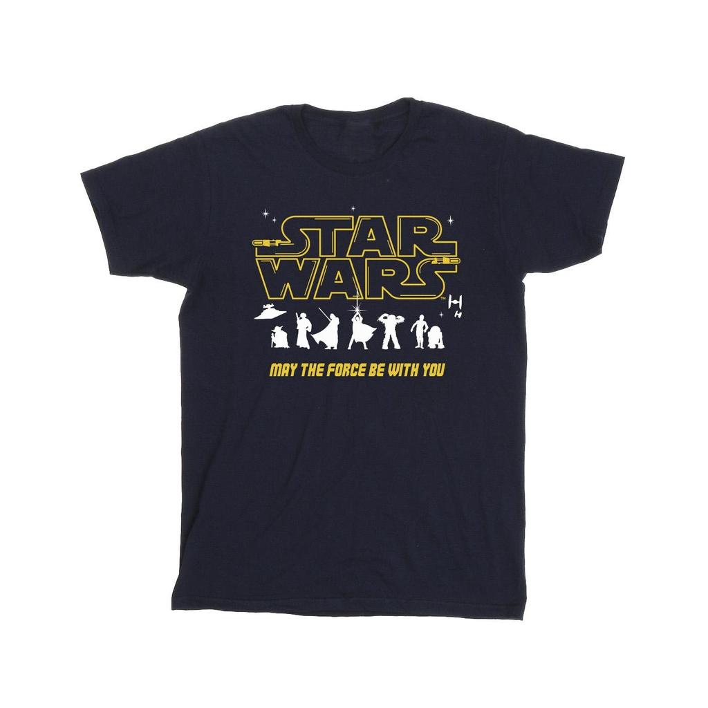 Star Wars Boys Silhouettes Force T-Shirt