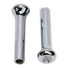 2x ручки дверного замка хром для Buick, Chevrolet, Pontiac 1971-1988 автомобилей серебристая боковая защелка двери замена