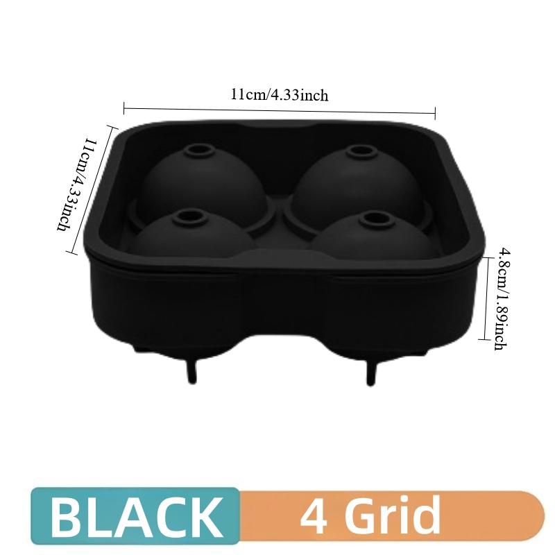 4/6/8Grid Ice Ball Maker Silicone Ice Cube Mold Tray DIY Freeze Ice Maker Kitchen Barware Tools Perfect for Freezer Cocktail